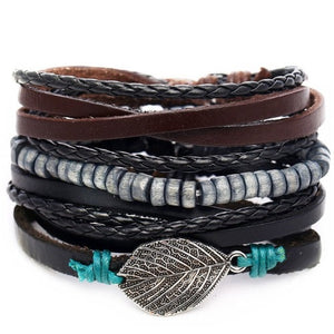 Braided Leather Bracelet ¦ Turkish Eye Wristband Leather Bracelets Gift 
