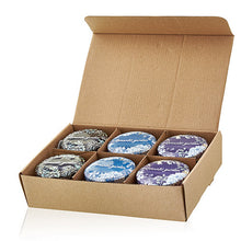Load image into Gallery viewer, Soy wax candle in elegant patterned tin jar