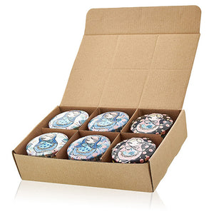 Eco-friendly scented candle gift set in tins