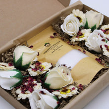 Load image into Gallery viewer, Soothing spa box set with Wild Hare bath salts and soaps