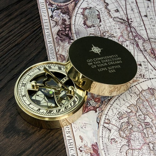 personalised-adventurers-sundial-compass-personalised-nautical-compass-antique-pocket-sundial-compass-brass-sundial-getting-personal-60th-birthday-silver-wedding-gifts-for-husband-retirement-jewellery-retirement-gifts-for-men-personalised-uncle-gifts