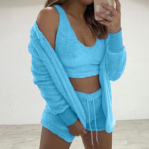 velvet-pajamas-set-tops-shorts-cardigan-nightwear-set-for-women-velvet-pajamas-set-tops-shorts-cardigan-pyjamas-set-for-her-womens-pyjama-sets-women