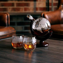 Load image into Gallery viewer, globe decanter with ship uk-globe decanter argos-globe decanter set uk-globe decanter john lewis-globe whiskey decanter with glasses-globe decanter uk-globe decanter with Stand-Super Gift Online